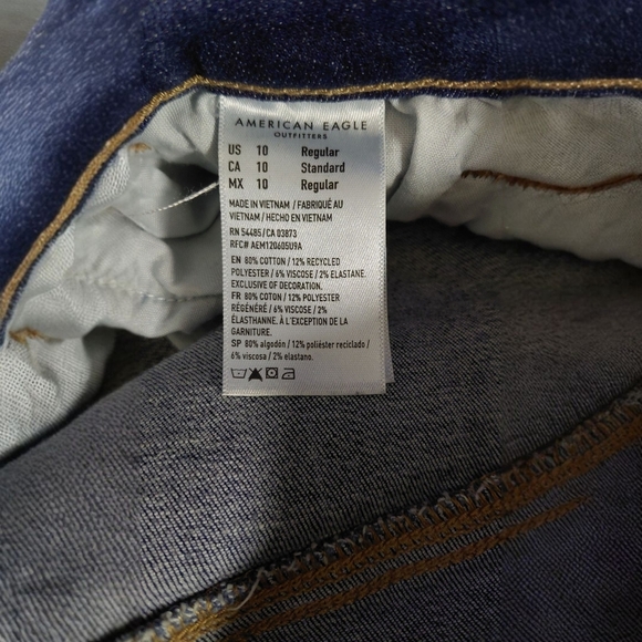 American Eagle Outfitters Women's Blue Jeans - Picture 7 of 7
